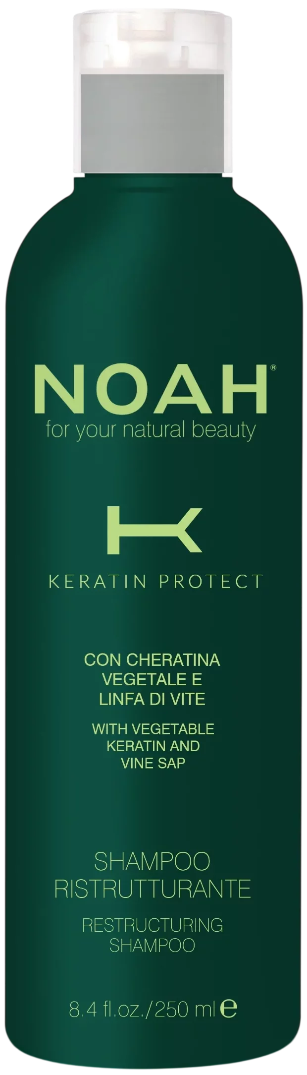 NOAH ŠAMPON S ROSTLINNÝM KERATINEM A VINIČNOU MÍZOU
