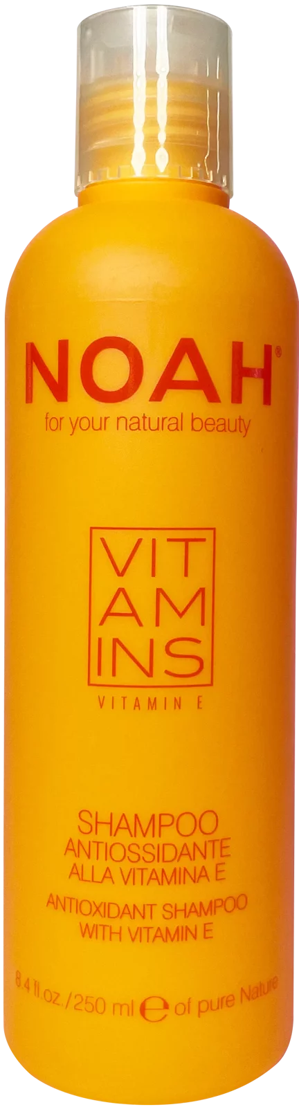 NOAH VITAMINO ŠAMPON S OBSAHEM HYDROLYZOVANÝCH PŠENIČNÝCH PROTEINŮ A VITAMÍNU E